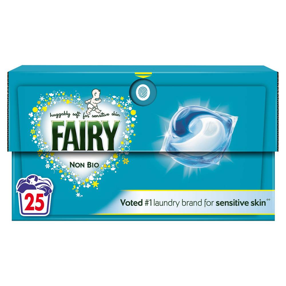 Fairy Non Bio All-in-1 Pods Washing Liquid Capsules Original 25 Washes