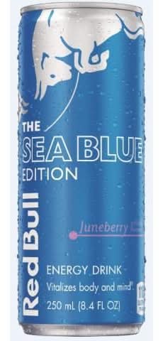 Red Bull The Sea Blue Edition Energy Drink, Juneberry (8.4 fl oz)