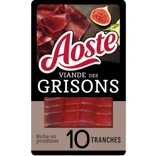 Aoste - Viande des grisons aoste (10 pièces)