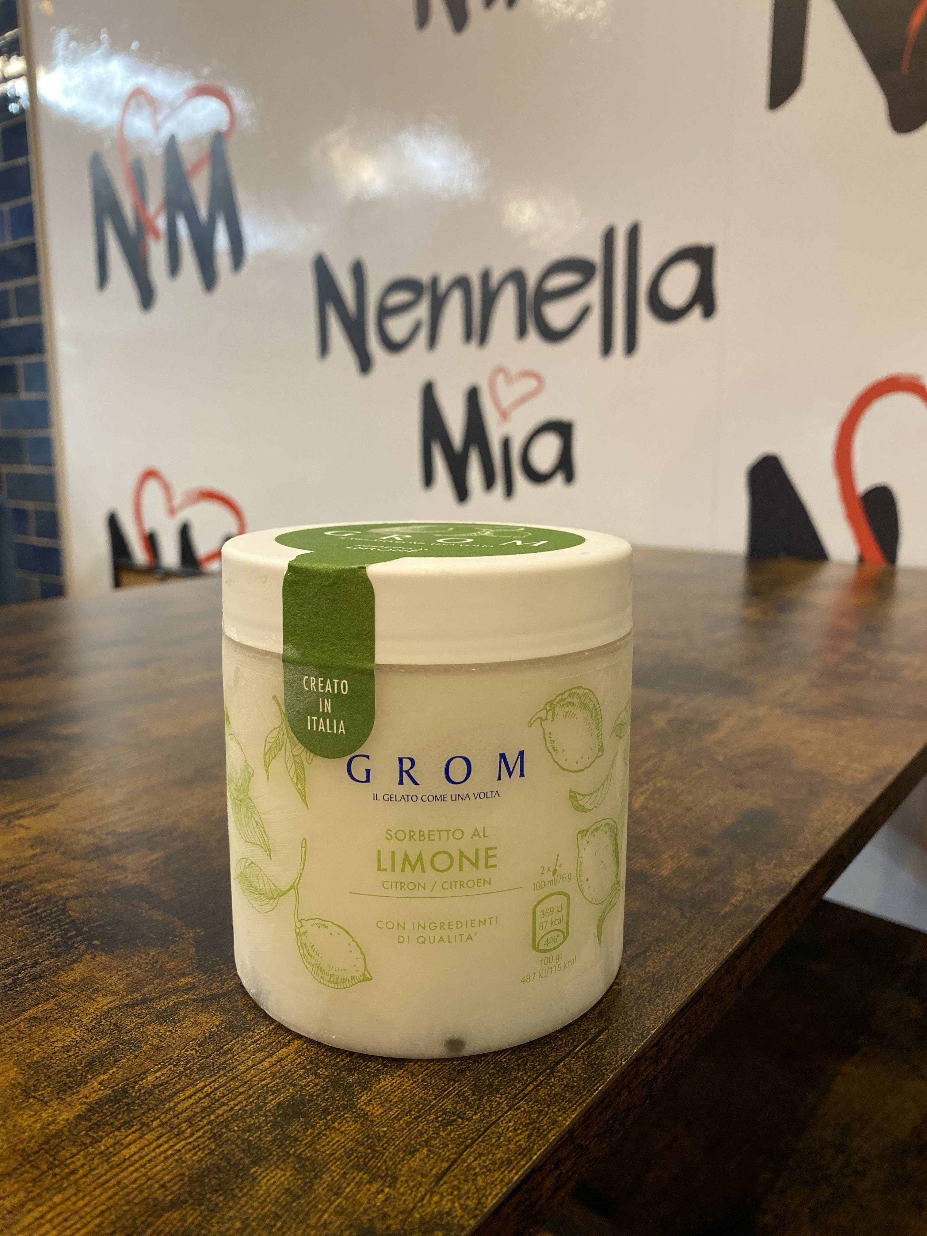 🍦 Glace GROM Citron 🍋