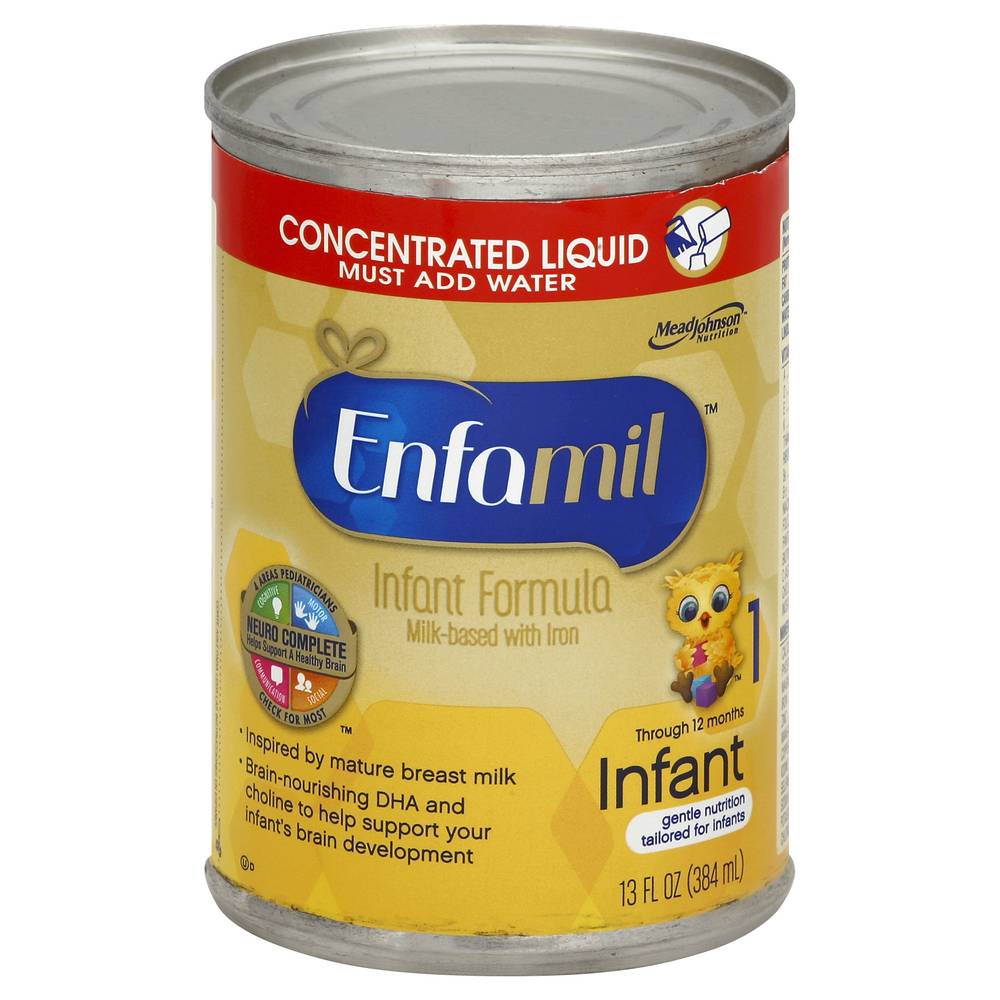 Enfamil Infant Formula Milk-Based Concentrated Liquid With Iron