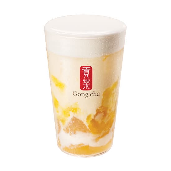 Lychee Peach Greek Yoghurt Milk Tea