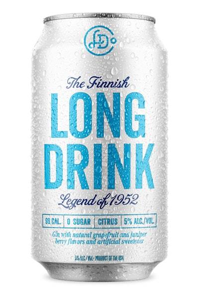 The Finnish Long Drink Zero Sugar Gin With Grapefruit Flavors (12 oz)