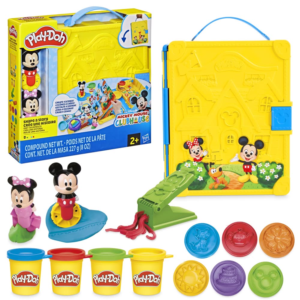 Play-Doh Disney Junior Mickey Mouse Clubhouse Shape a Story Playset, 2+ Years