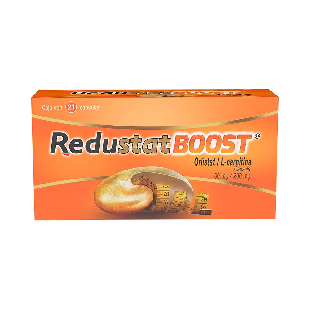 Liomont · Redustat boost orlistat cápsulas 60 mg (21 un)