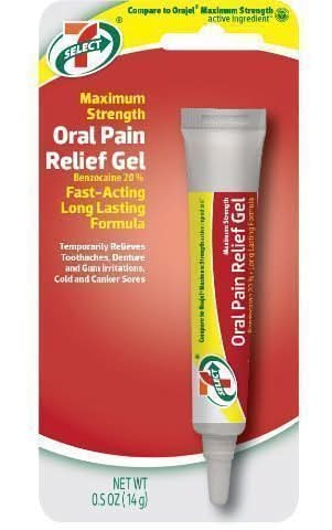 7-Select Oral Pain Relief Gel 0.5oz