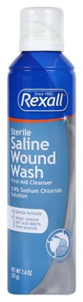 Rexall Saline Wound Wash 7.4 Fl Oz