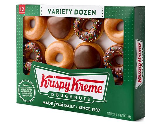 Krispy Kreme® 12 Pack Variety Doughnuts