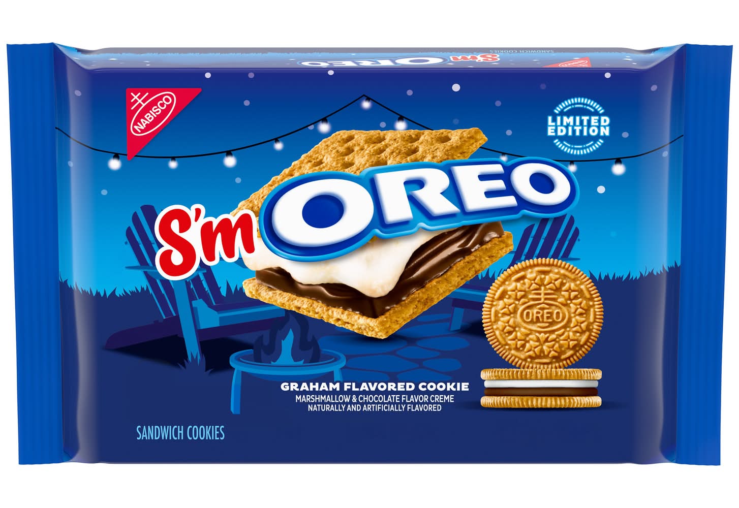 Oreo Sandwich Cookies, Graham (10.68 oz)