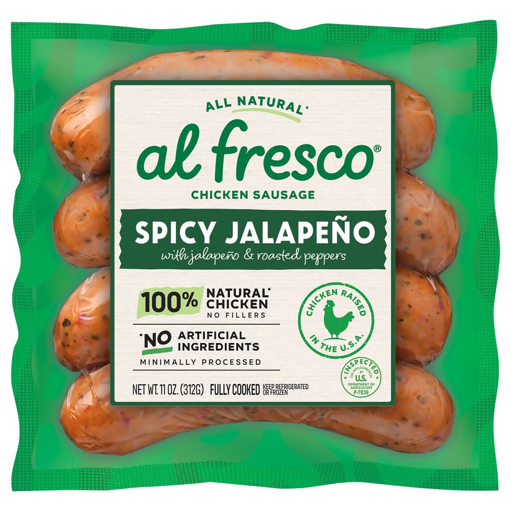 Al Fresco Spicy Jalapeno Chicken Sausage (11 oz)