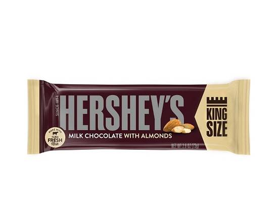 Order Hershey's Milk Chocolate with Almonds King Size 3oz food online from Chevron Extramile store, Antioch on bringmethat.com