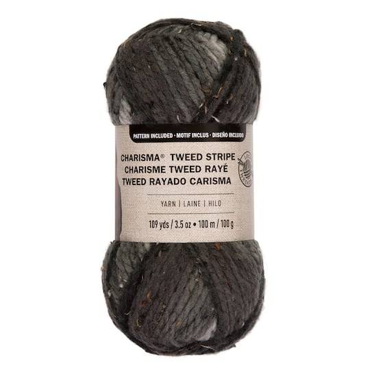 Charisma Tweed Stripe Yarn By Loops & Threads