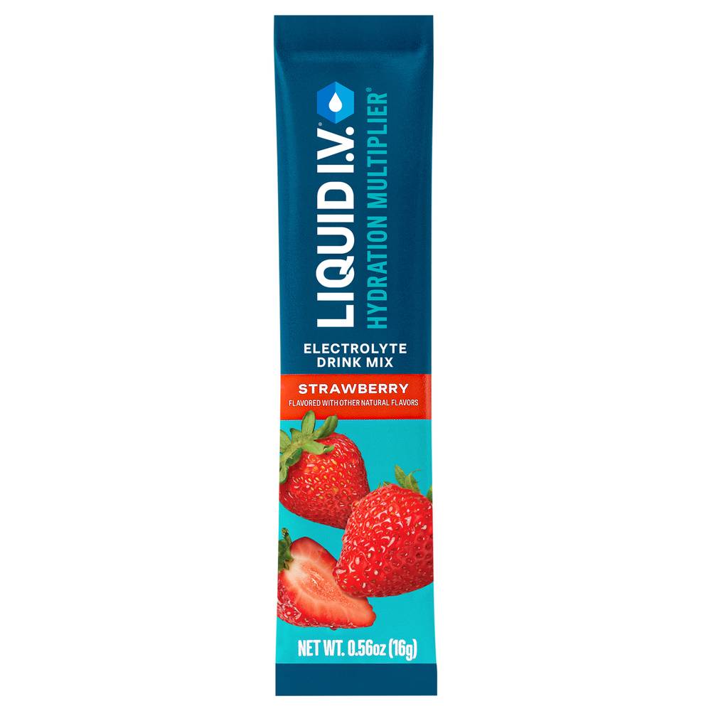 Liquid I.V. Hydration Multiplier Drink Mix, Strawberry (0.6 oz)