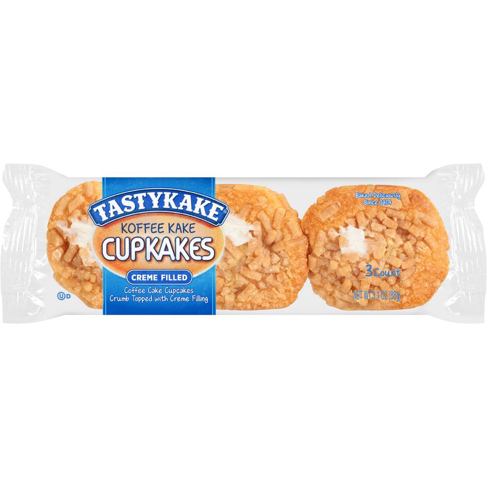 Tastykake Koffee Kake Creme Filled Cupkakes (3.1 oz)