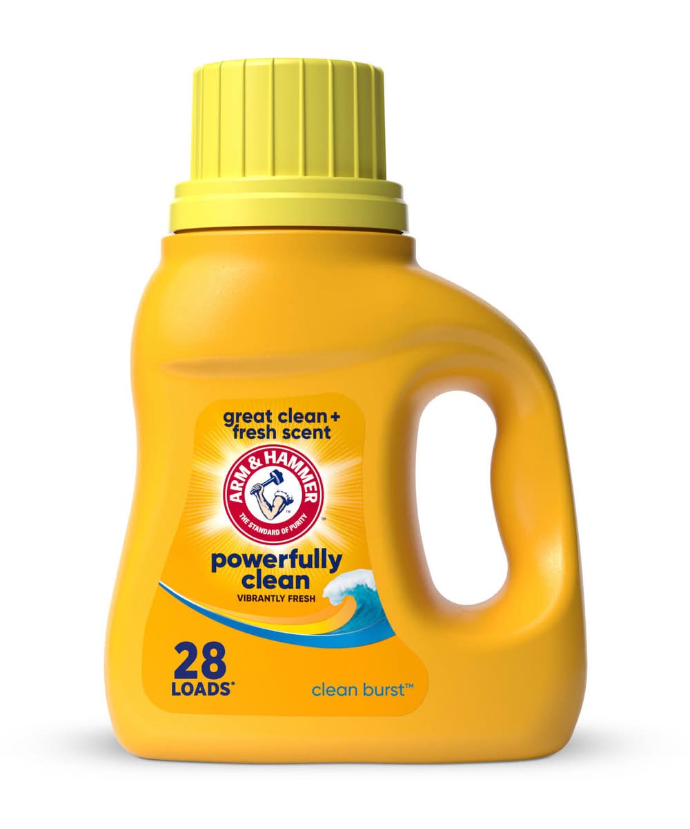 Arm & Hammer Clean Burst Liquid Laundry Detergent (28 oz)