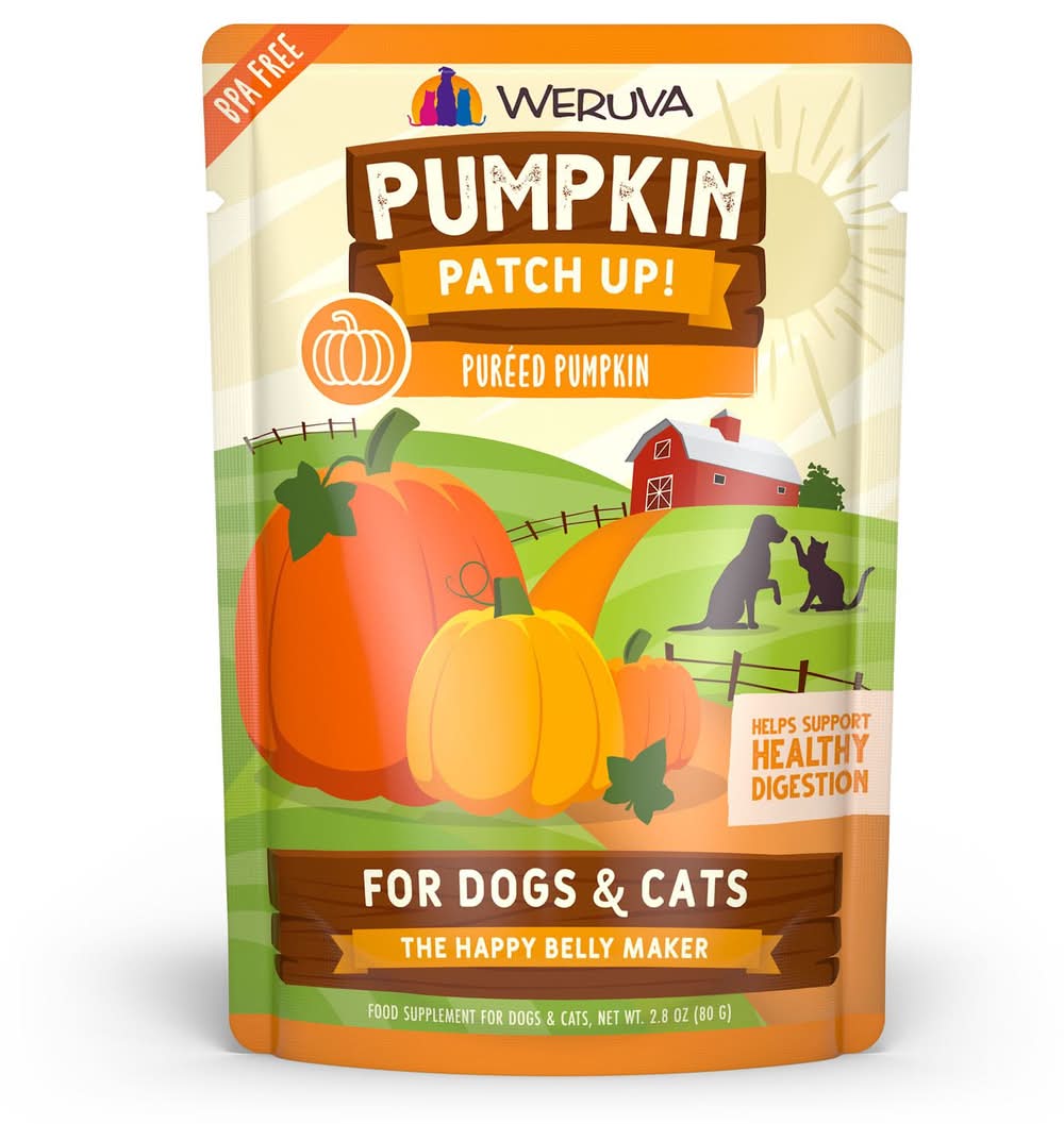 Weruva Pumpkin Patch Up! Pureed Pumpkin for Dogs & Cats, 2.8 oz