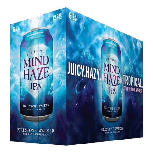 Firestone Walker Mind Haze Domestic Tropical Hop Ipa Beer (12 pack, 12 oz) (tropical hop)