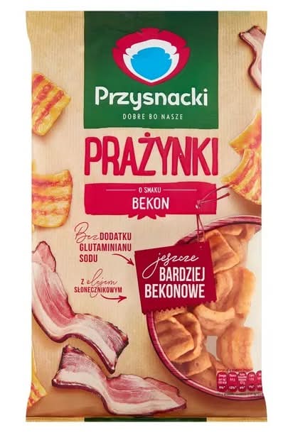 Przysnacki Prażynki o smaku bekonu 140 g