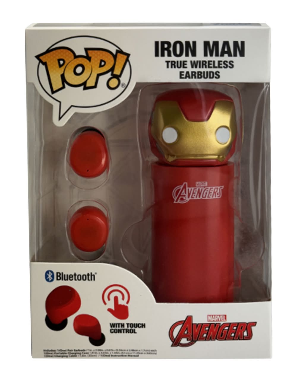 Funko Pop! Iron Man Bluetooth® Wireless Earbuds