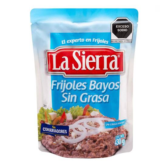 La sierra frijoles bayos sin grasa (pouch 430 g)