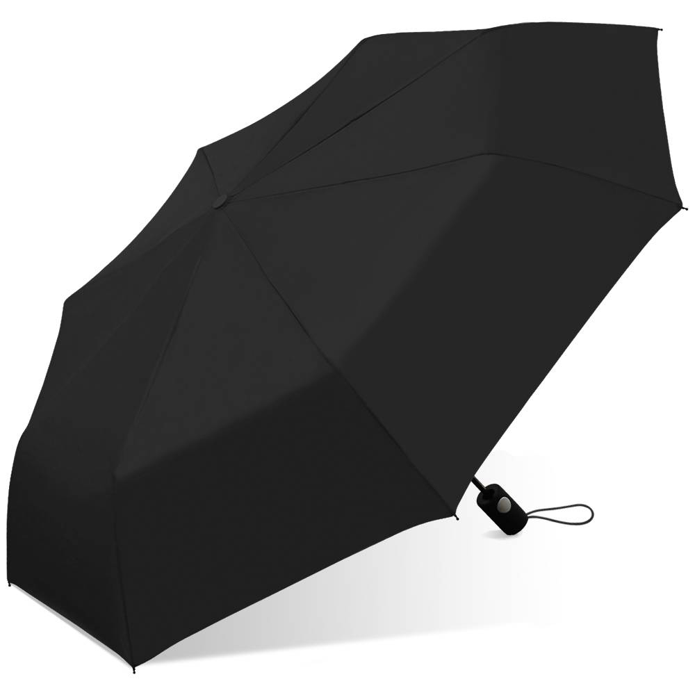 RainShield Automatic Super Mini Umbrella, 42 inches, Black