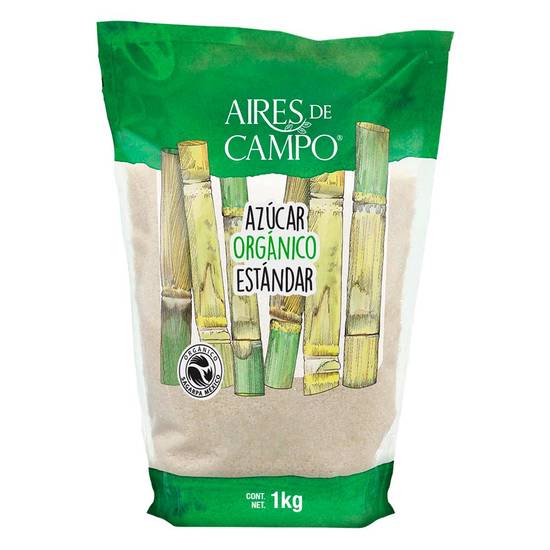 Aires de campo azúcar orgánica estándar (bolsa 1 kg)