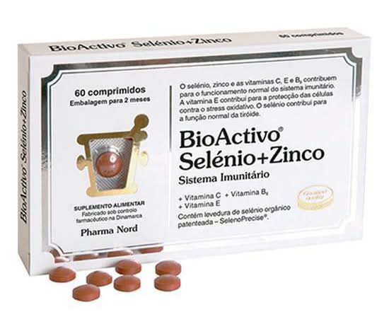 Suplemento Alimentar Selenium + Zinco Bioactivo emb. 60 comprimidos