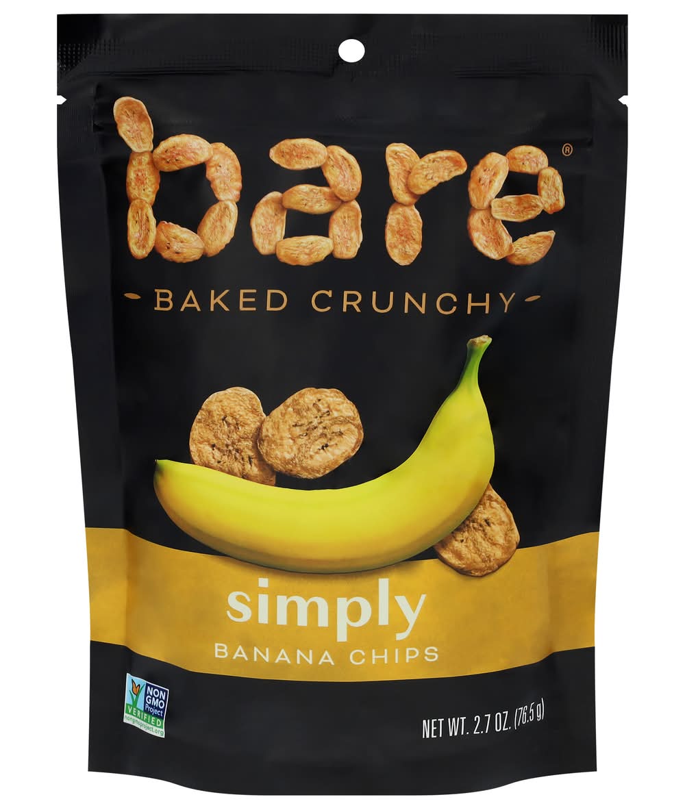 Bare Baked Crunchy Simply Banana Chips (2.7 oz)