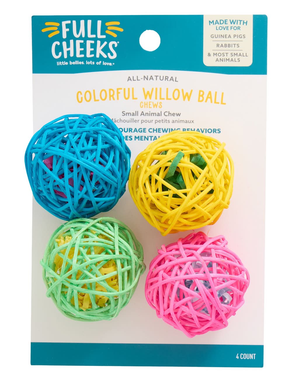 Full Cheeks™ Rattan Willow Ball Chews