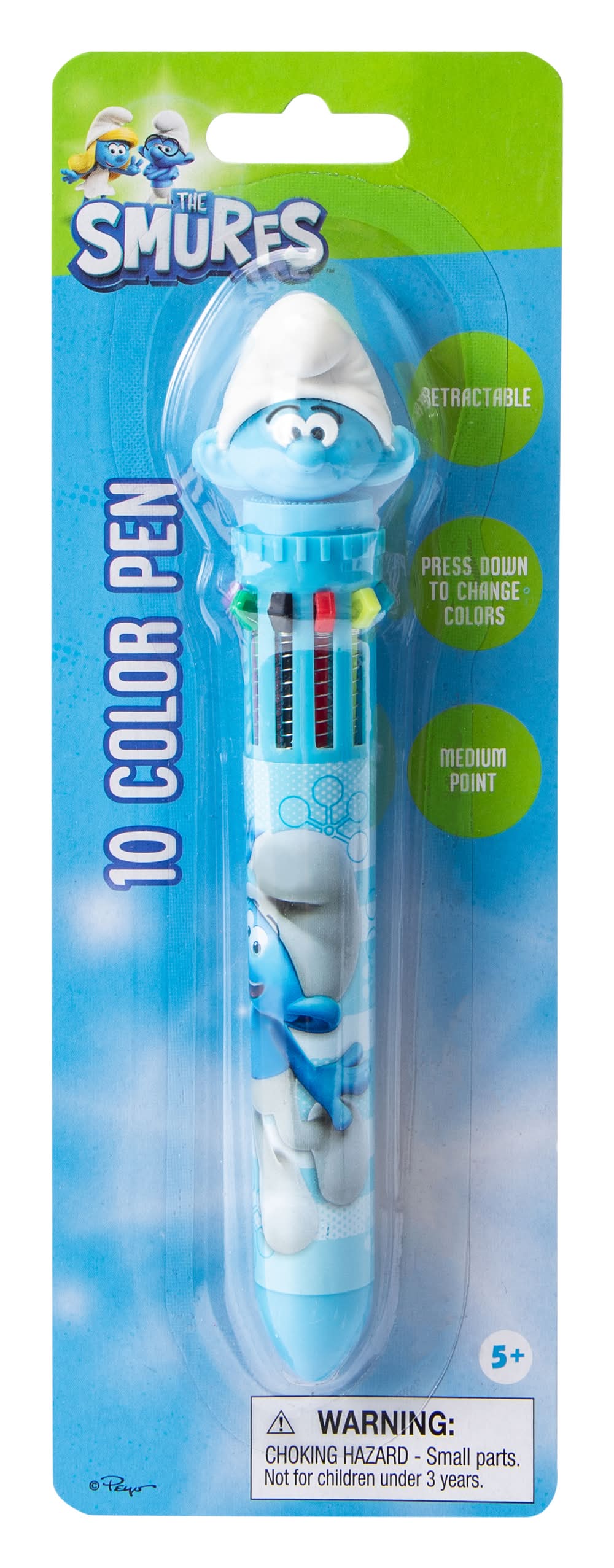 Character 10-Color Pen Smurfs