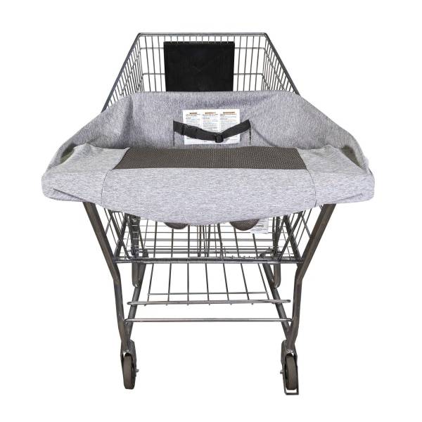 Boppy® Compact Antibacterial Shopping Cart Cover Gray Heathered
