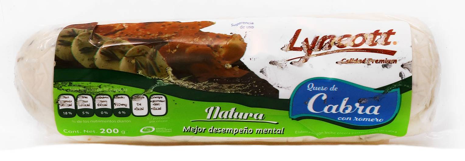 Lyncott · Queso de cabra con romero (200 g)