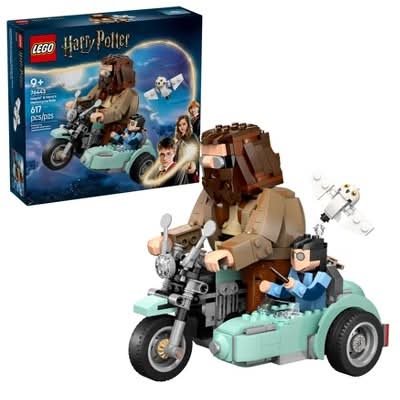 LEGO Harry Potter Hagrid & Harry's Motorcycle Ride Building Toy, Assorted (617 ct)