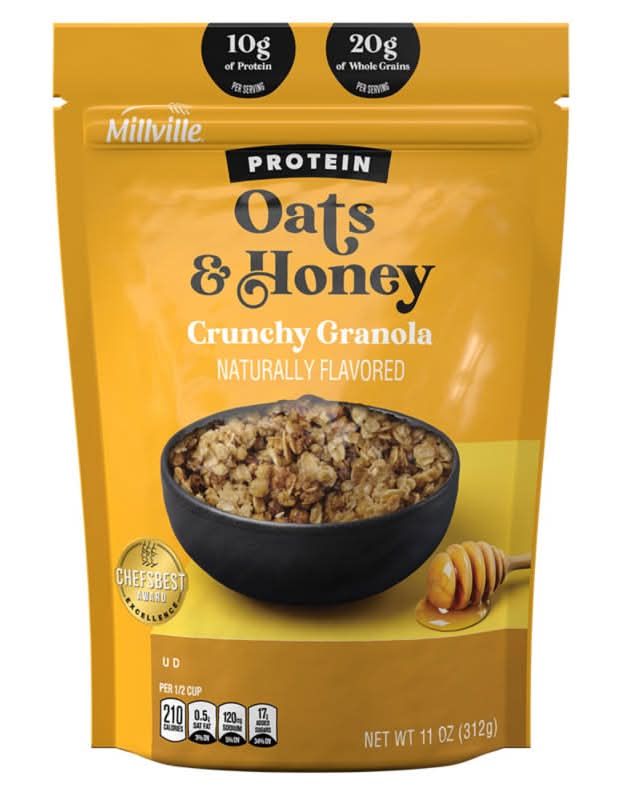 Millville Oats 'n Honey Protein Crunchy Granola