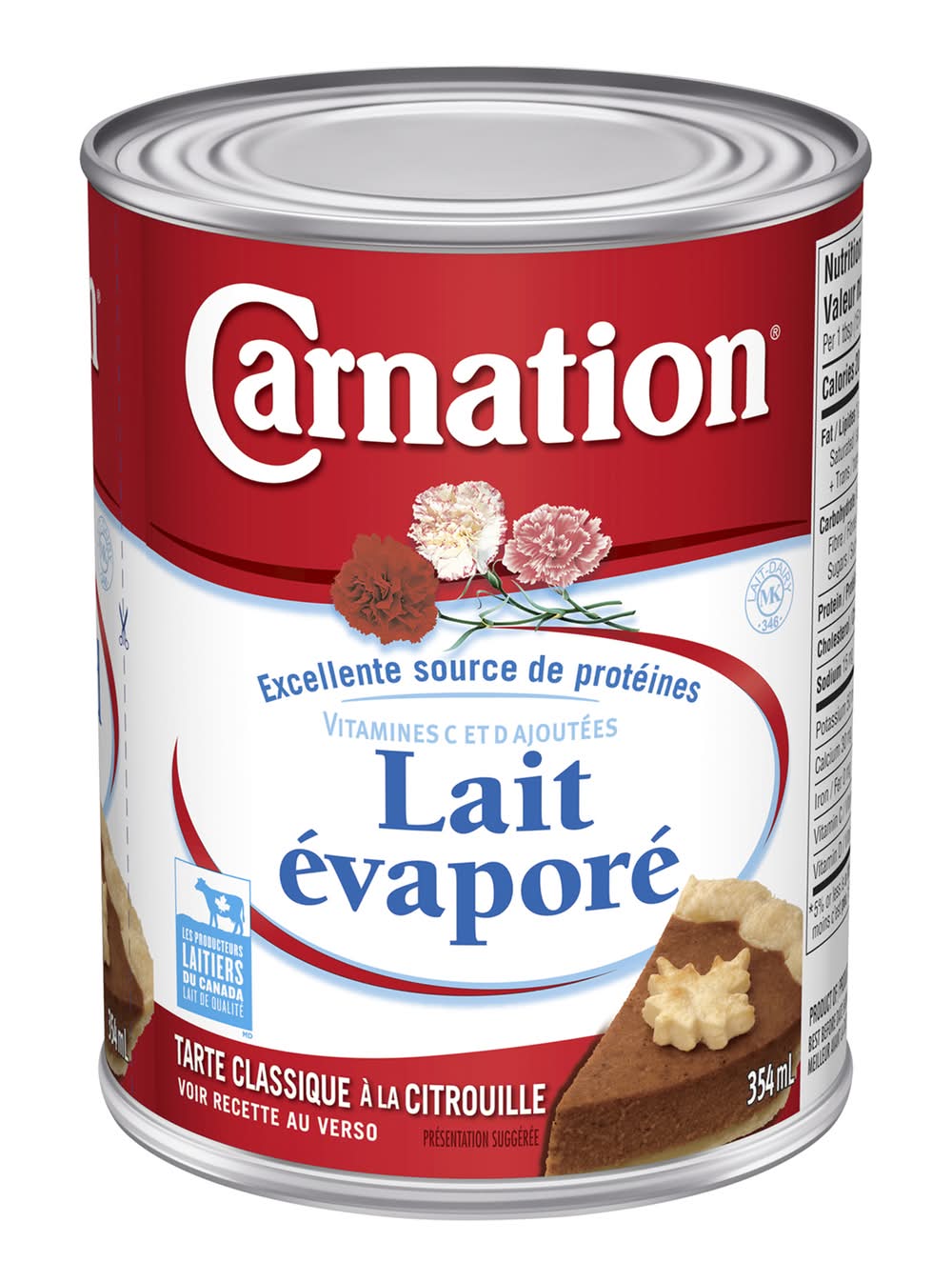 Carnation lait évaporé - evaporated milk