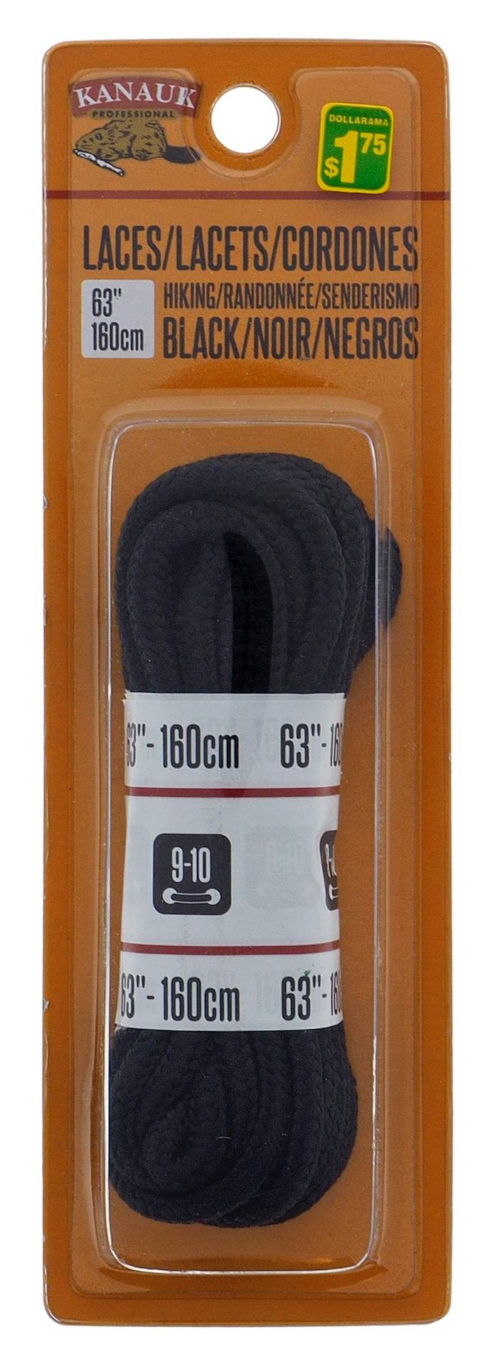 Moneysworth & Best Shoe Laces, 48 Inch, Black