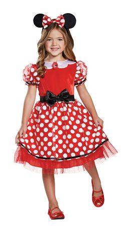 Disguise Disney Minnie Mouse Classic Girls Costume Size Small (Size: 4-6)