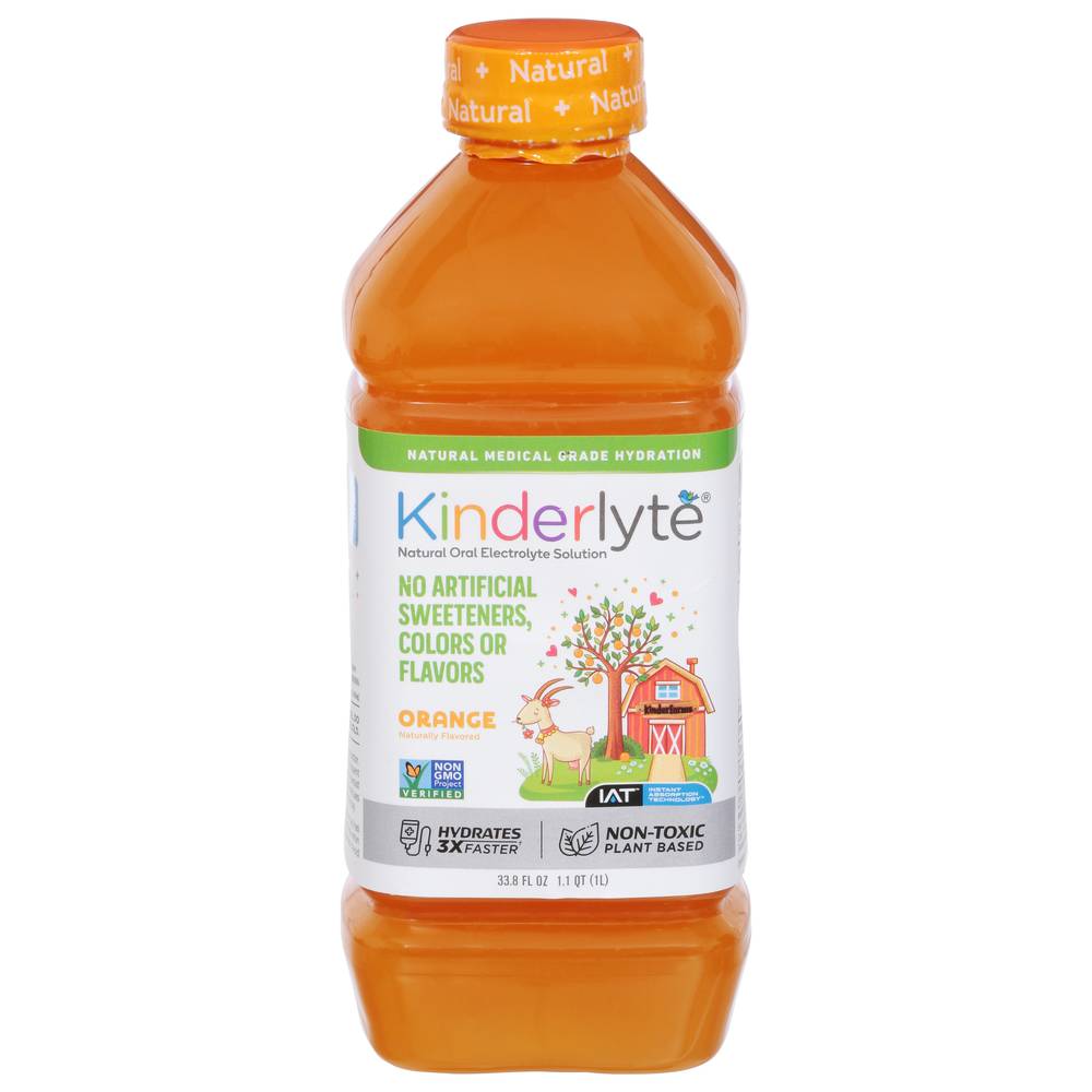 KinderLyte Orange Flavored Electrolyte Solution (33.8 fl oz)