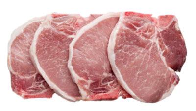 Signature Select Bone In Pork Loin Chops - 1 Lb