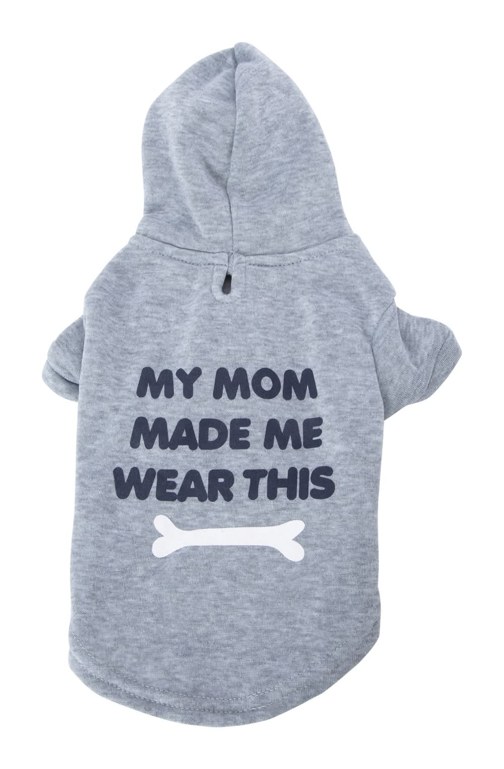 Pet Graphic Hoodie Extra Large Gray