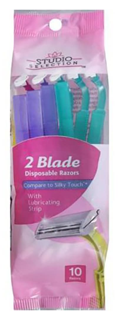 Studio Selection 2 Blade Disposable Razors 10 Ct