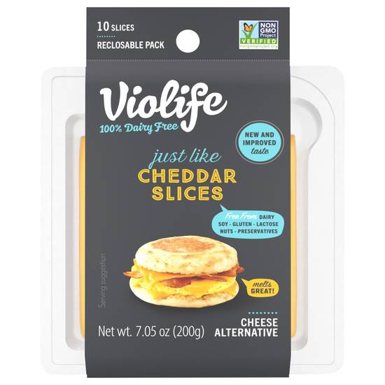 Violife Cheese Alternative Cheddar Slices