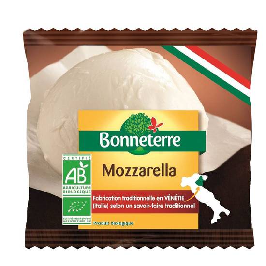 Mozzarella italienne bonneterre 125g - BONNETERRE - BIO
