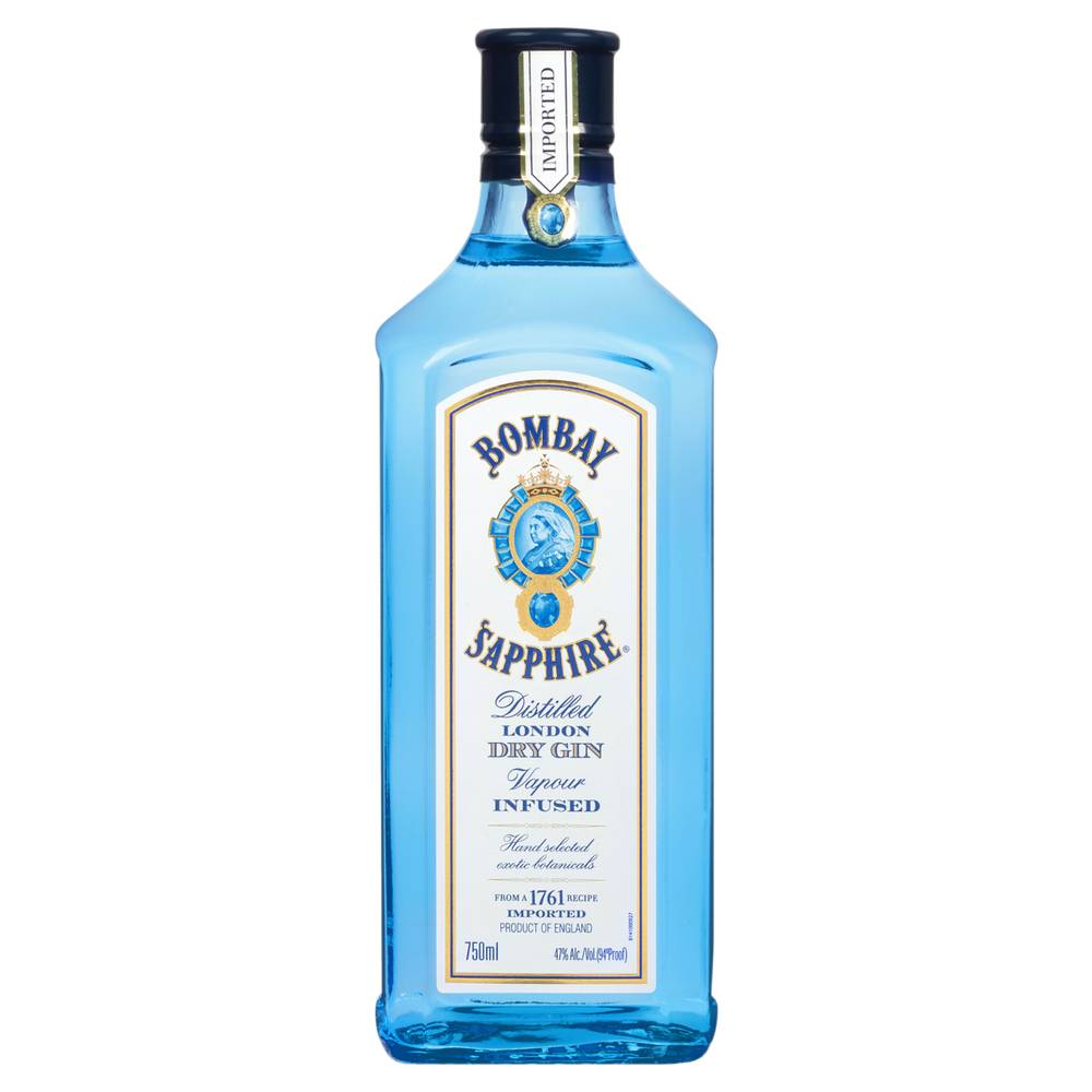 Bombay Sapphire · Destilled london dry gin sapphire (750 ml)