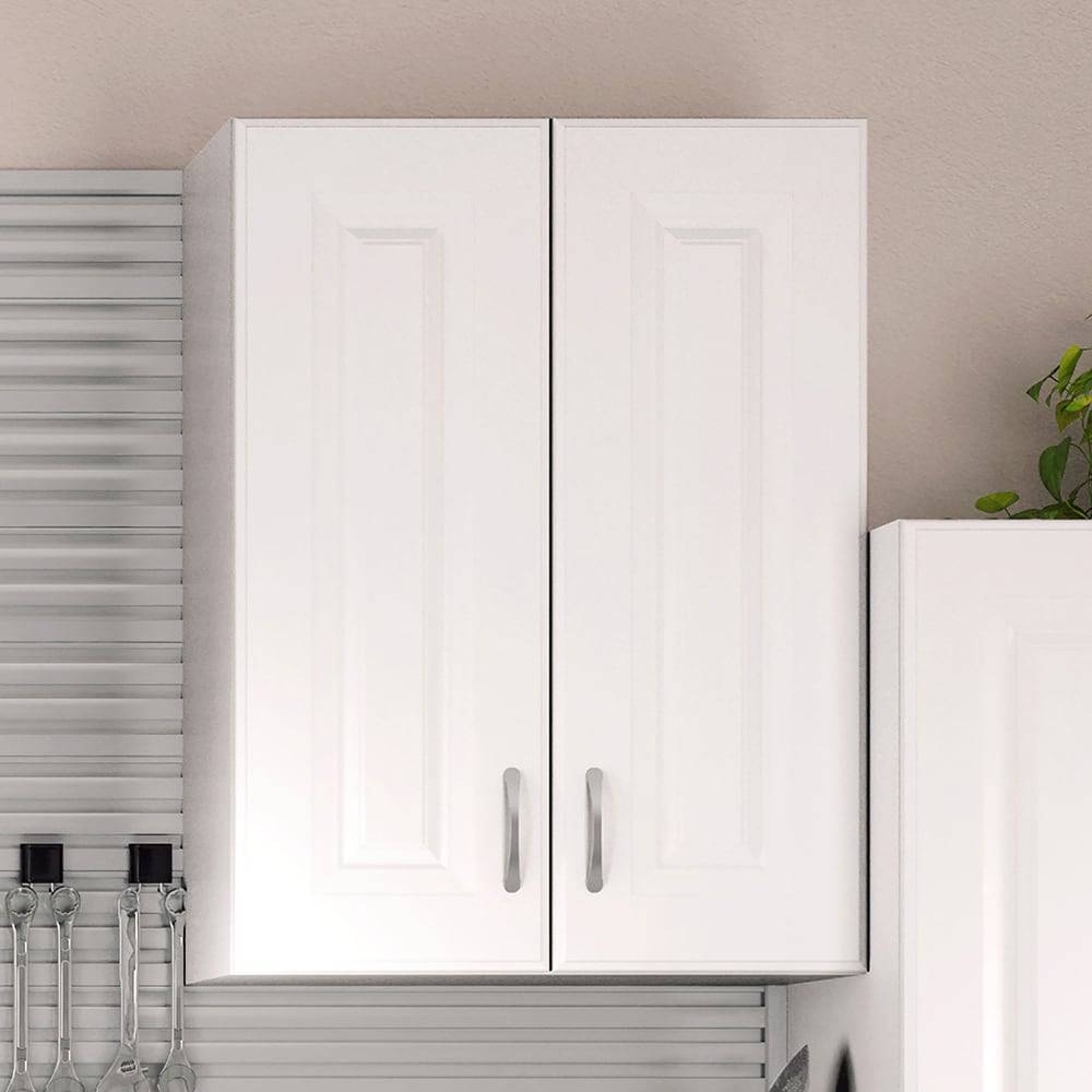 Estate 23.75-in W x 32-in H Wood Composite White Wall-mount Utility Storage Cabinet | ESW2432SW