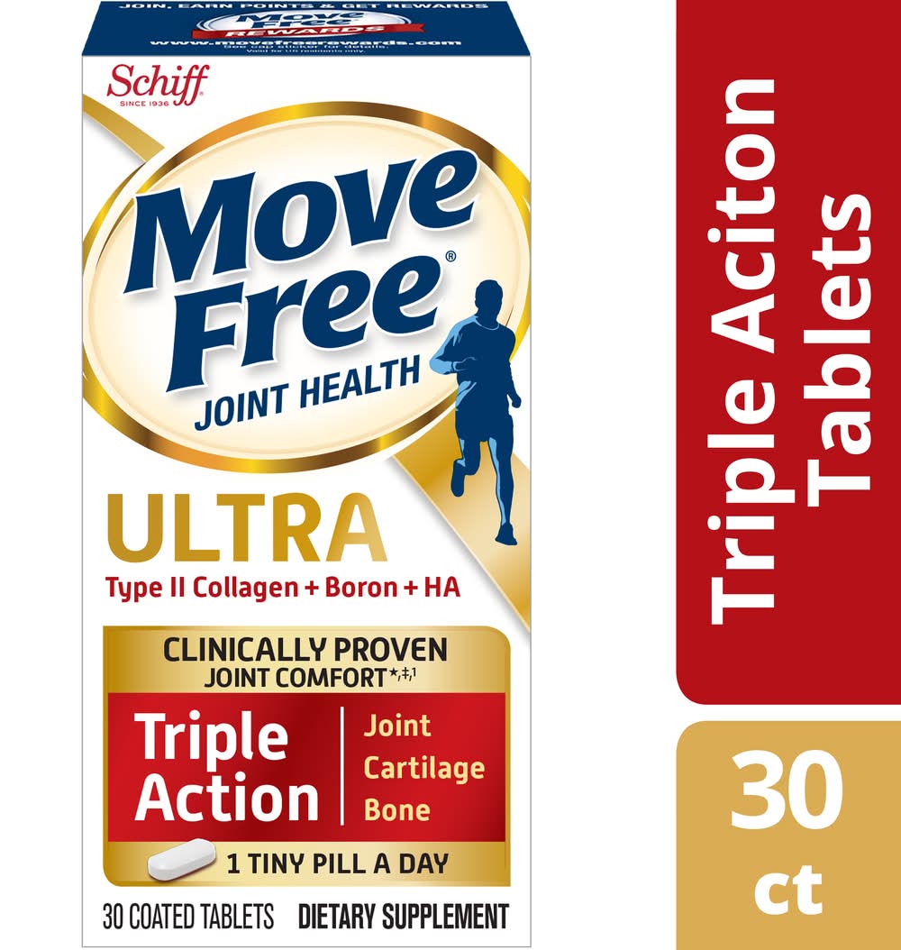 Move Free Joint Health Ultra Type Ii Collagen + Boron + Ha Tablets (3.2 oz)