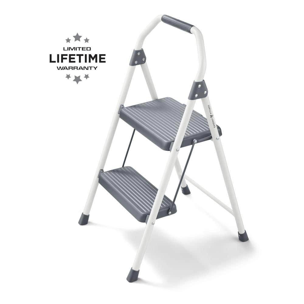 Gorilla Ladders 2-Step Compact Steel Step Stool