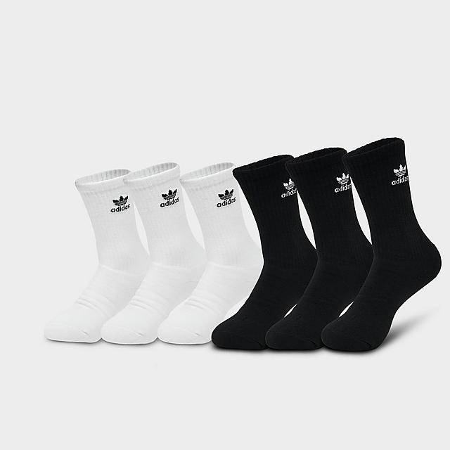 Adidas Originals Trefoil Crew Socks (6-Pack) (Medium)