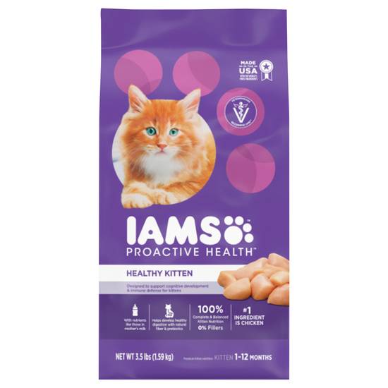Iams Proactive Health (1-12 months) Chicken Recipe Adult Dry Cat Food