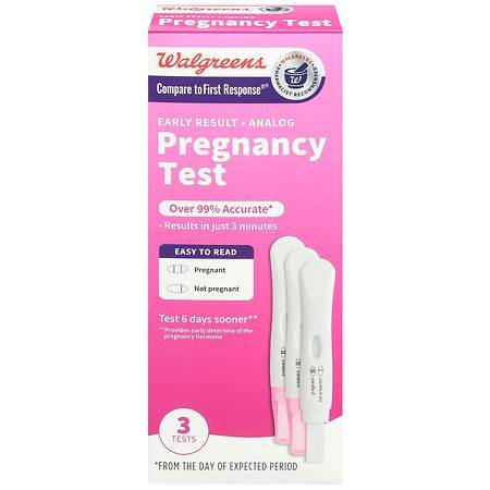 Walgreens Early Result Pregnancy Test